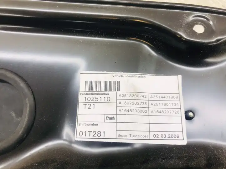Mercedes-Benz R W251 (2005 - 2013) A2514401909 Стеклоподъемник передней двери (без мотора) — фото 3