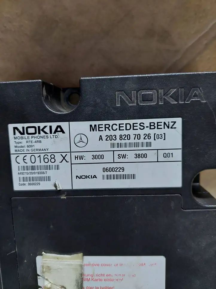 Mercedes-Benz ML W163 (1997 - 2005) A2038207026 Блок GSM — фото 2