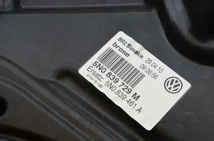 Volkswagen Tiguan (2007 - 2011) 5N0839729M Стеклоподъемник передней двери (комплект) — фото 4
