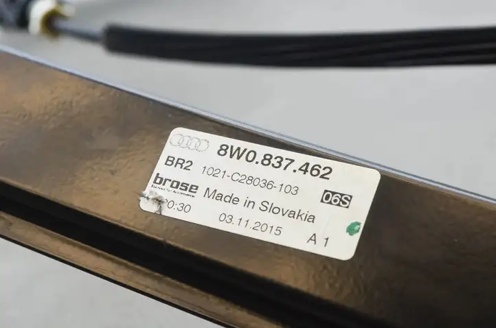Audi A4 S4 B9 (2015 - 2019) 8W0837462 Электростеклоподъемник передний (комплект) — фото 4