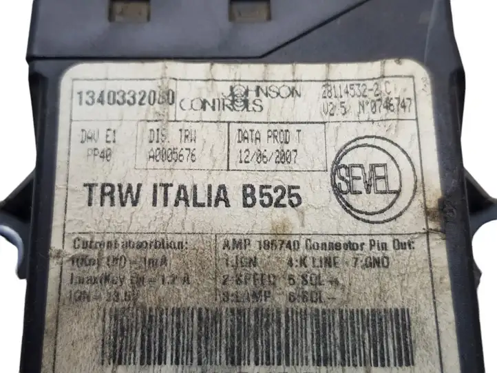 Fiat Ducato (2007 - 2014) 1340332080 Прочие блоки управления — фото 3