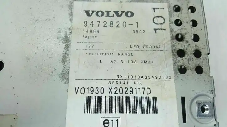 Volvo S80 (1998 - 2004) 94728201 Магнитола / мультимедийная система — фото 4