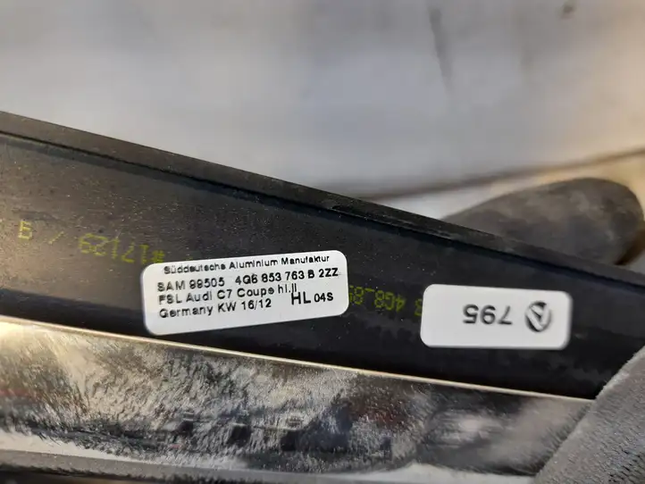 Audi A7 S7 4G (2010 - 2014) 4G8853763B Накладка стекла задней двери — фото 2