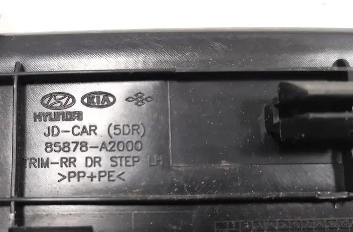 Kia Ceed (2012 - 2015) 85878A2000 Внутренняя отделка заднего порога — фото 2
