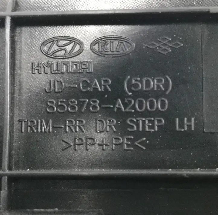 Kia Ceed (2012 - 2015) 85878A2000 Внутренняя отделка заднего порога — фото 2