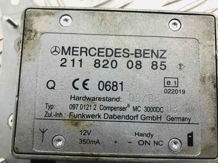 Mercedes-Benz S W221 (2005 - 2013) 2118200885 Усилитель антенны — фото 3