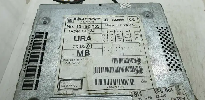 Opel Vectra C (2002 - 2005) 13190853 Магнитола / мультимедийная система — фото 6
