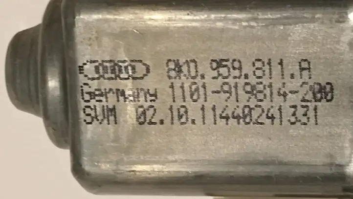 (2014 - 2018) 8K0959811A Стеклоподъемник задней двери — фото 4