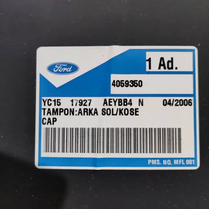 Ford Transit (2000 - 2006) YC1517927AEYBB4N Угловая часть заднего бампера — фото 2