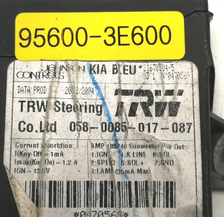Kia Sorento (2002 - 2006) 956003E600 Блок управления усилителем руля — фото 3