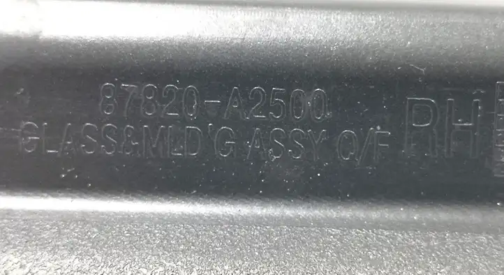 Kia Ceed (2012 - 2015) DOT736AS2M32 Заднее боковое стекло — фото 2