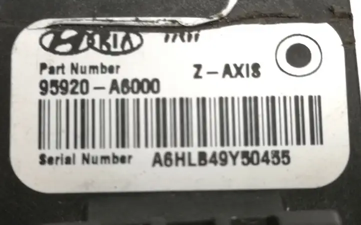 Kia Ceed (2012 - 2015) 95920A6000 Датчик удара SRS — фото 3