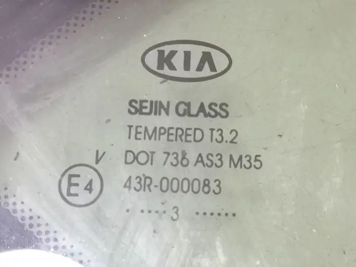 Kia Ceed (2012 - 2015) DOT736ASM35 Заднее боковое стекло — фото 4