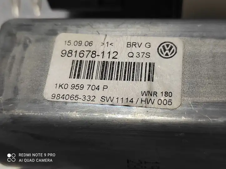 Volkswagen PASSAT B6 (2005 - 2010) 973622105 Стеклоподъемник задней двери — фото 2