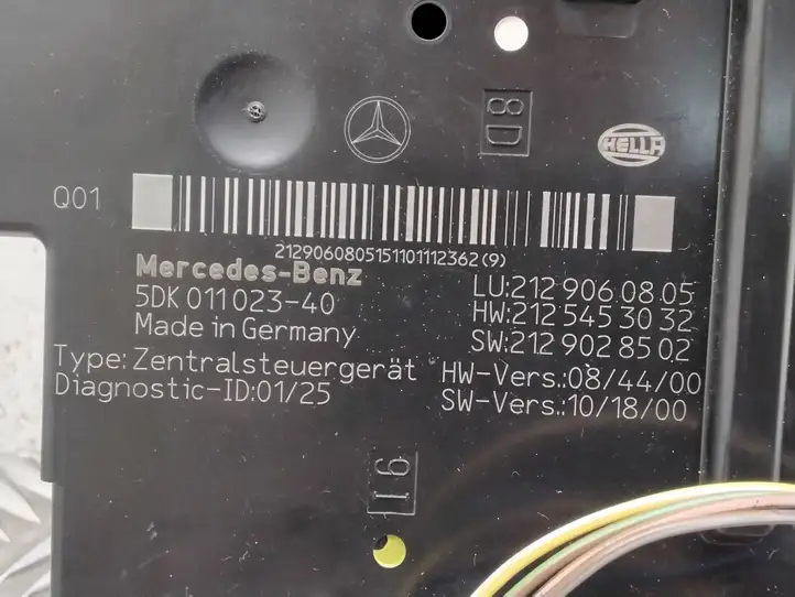Mercedes-Benz E W212 (2009 - 2016) 5DK01102340 Блок предохранителей — фото 2