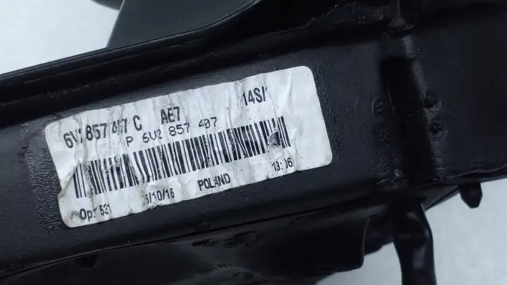 Skoda Fabia Mk3 (NJ) (2015 - 2021) 6V2857407C Боковое зеркало с электроприводом — фото 2