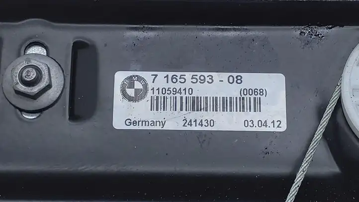 BMW 1 E82 E88 (2007 - 2014) 7165593 Стеклоподъемник передней двери (комплект) — фото 2