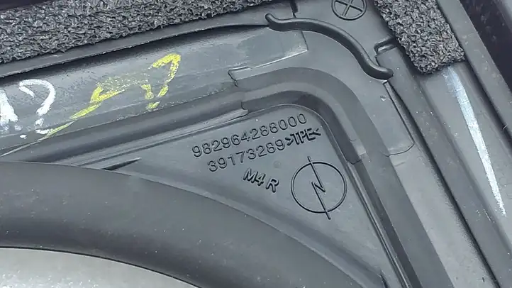 Opel Corsa F (2019 - ) 982964288000 Уплотнитель стекла задней двери — фото 6