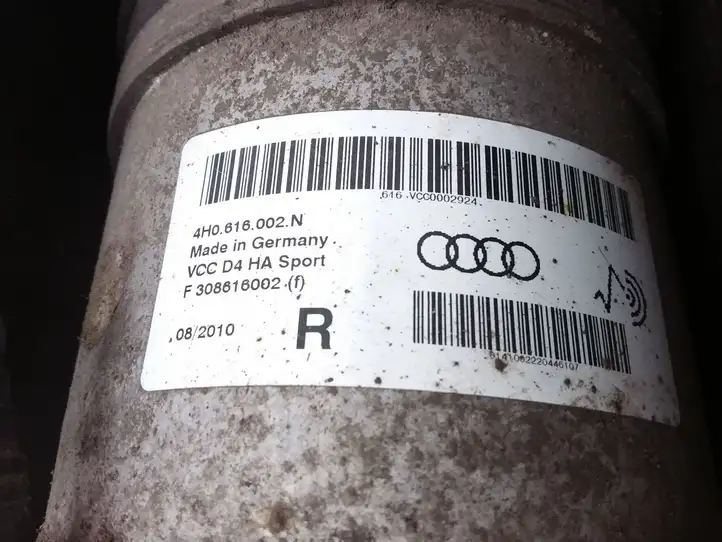 Audi A8 S8 D4 4H (2010 - 2014) 4H0616002N Задняя пневмостойка — фото 2