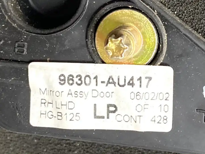 Nissan Primera (2000 - 2001) 96301AU417 Боковое зеркало с электроприводом — фото 3