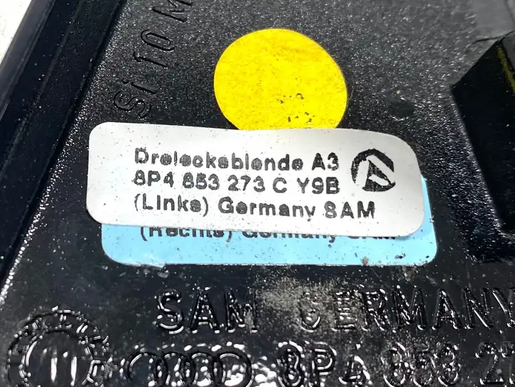 Audi A3/S3 8P (2008 - 2013) 8P4853273C Накладка стекла задней двери — фото 5