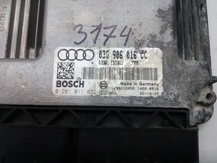 Audi A3/S3 8P (2004 - 2008) 03G906016CC Блок управления двигателем (ЭБУ) — фото 3
