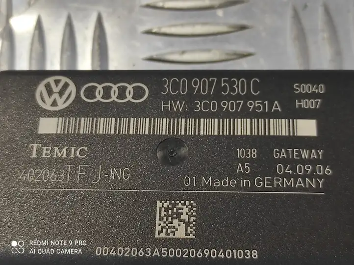 Volkswagen PASSAT B6 (2005 - 2010) 3C0907530C Модуль Gateway — фото 3