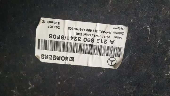 Mercedes-Benz E W212 (2009 - 2016) A2126903241 Обшивка багажника — фото 4
