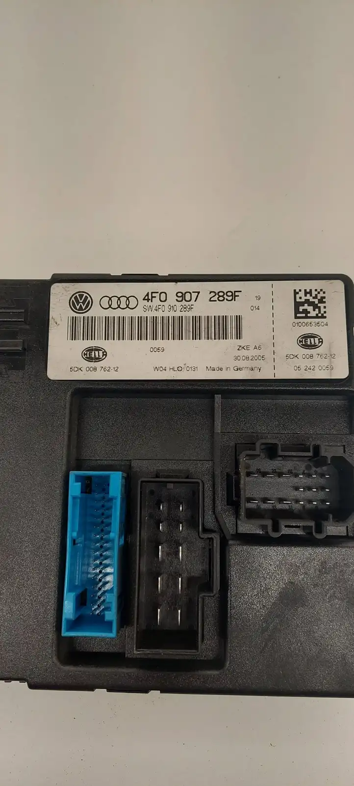 Audi A6 S6 C6 4F (2004 - 2008) 4F0907289F Модуль комфорта — фото 2