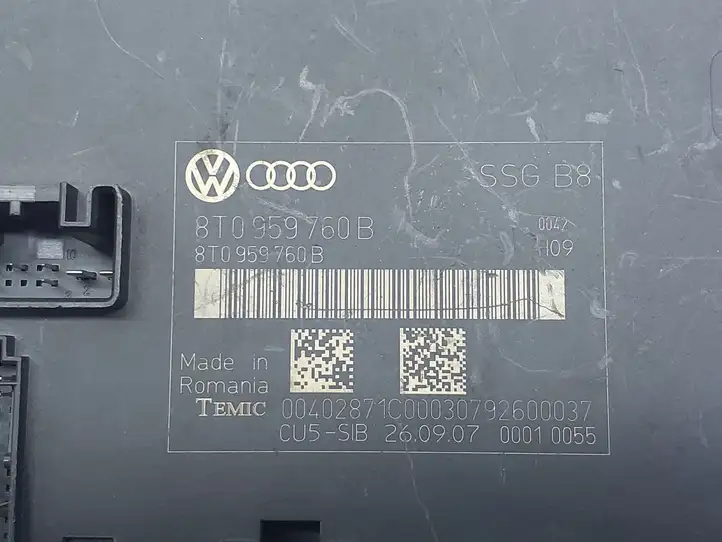 Audi A5 8T 8F (2007 - 2011) 8T0959760B Блок управления сиденьем — фото 4