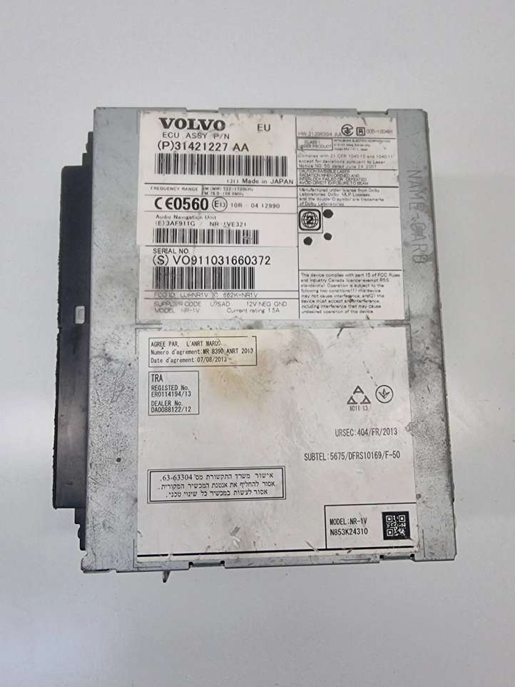 31421227AA Volvo XC60 Navigacijos (GPS) CD/DVD skaitytuvas