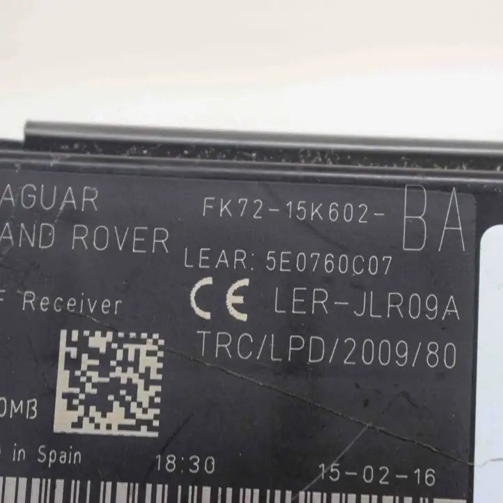 Land Rover Discovery Sport (2014 - 2019) FK7215K602BA Блок бесключевого доступа — фото 6