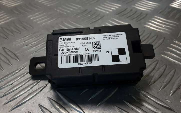 9319081 BMW 3 F30 F35 F31 Interjero komforto antena