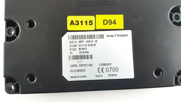 Ford B-MAX (2012 - 2018) AM5T14D212CB Bluetooth модуль — фото 2