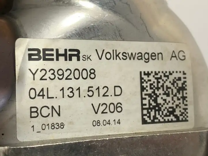 Skoda Octavia Mk3 (5E) (2013 - 2019) 04L131512D Охладитель клапана EGR — фото 2