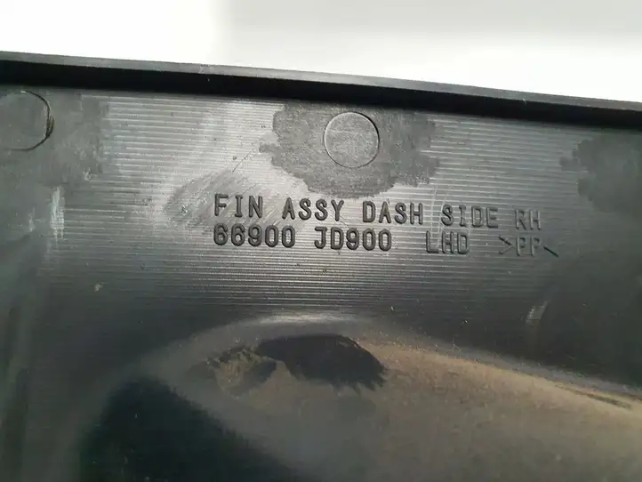 Nissan Qashqai (2006 - 2010) 66900JD900 Внутренняя отделка переднего порога — фото 3