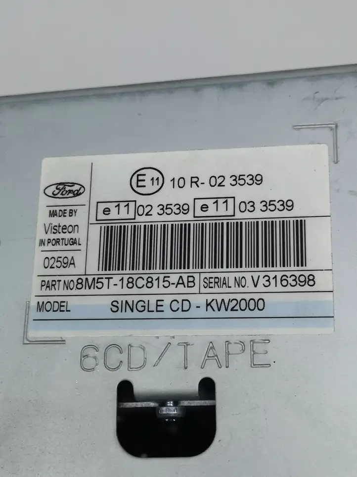 Ford Galaxy (2010 - 2015) 10R023539 Магнитола / мультимедийная система — фото 4