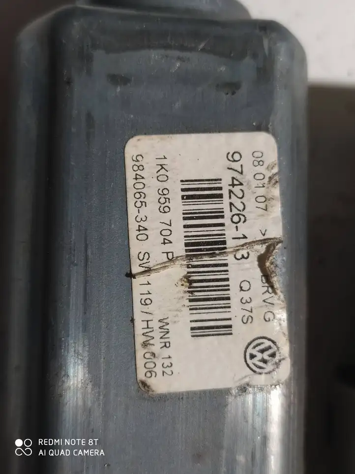 Volkswagen PASSAT B6 (2005 - 2010) 1K0959704P Стеклоподъемник задней двери — фото 2
