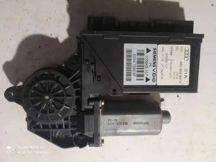 Audi A4 S4 B6 8E 8H (2000 - 2006) 8E0959801A Стеклоподъемник задней двери — фото 1