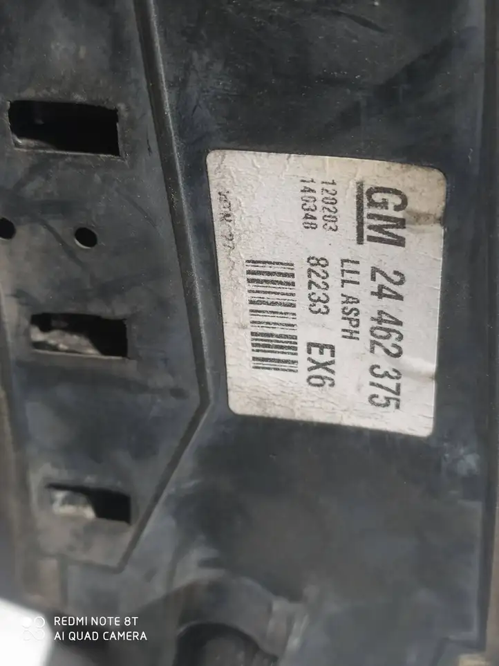Opel Zafira B (2003 - 2006) 24462375 Боковое зеркало с электроприводом — фото 2