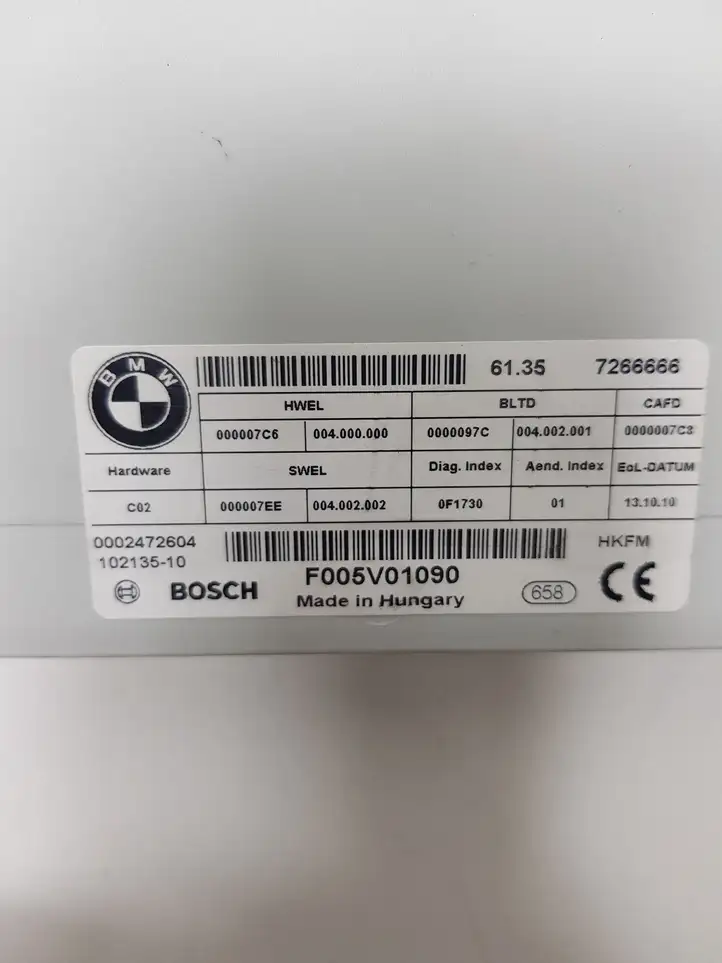 BMW 5 F10 F11 (2009 - 2016) 61357266666 Блок управления крышкой багажника — фото 4