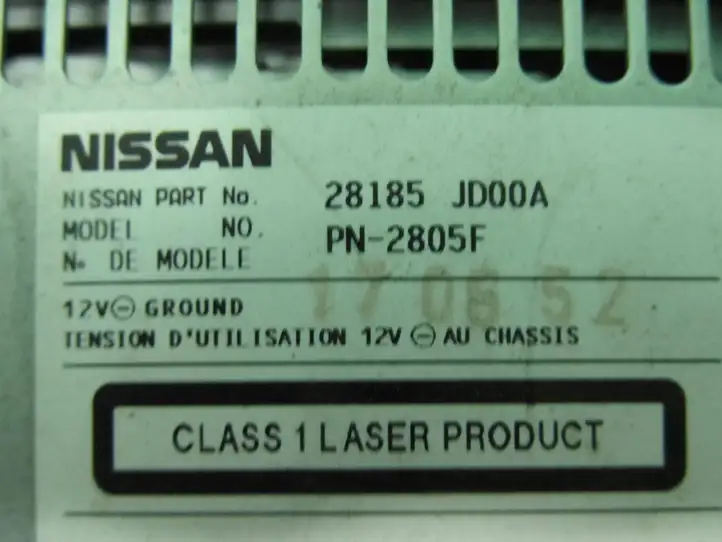 Nissan Qashqai (2006 - 2010) 28185JD00A Магнитола / мультимедийная система — фото 6