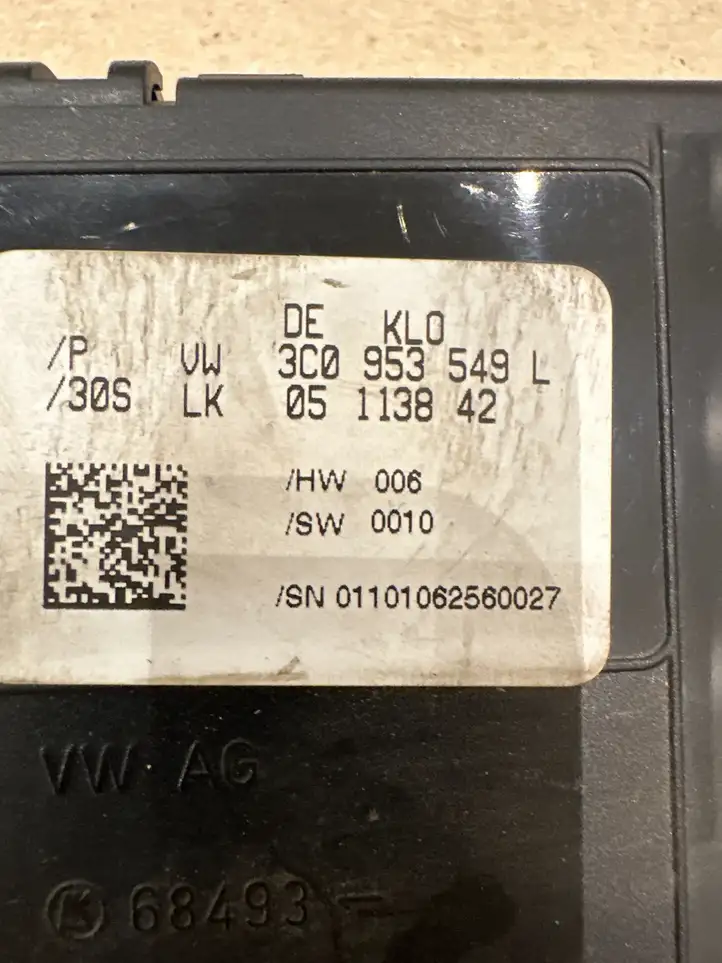 Volkswagen PASSAT B6 (2005 - 2010) 3C0953549L Датчик угла поворота руля — фото 2