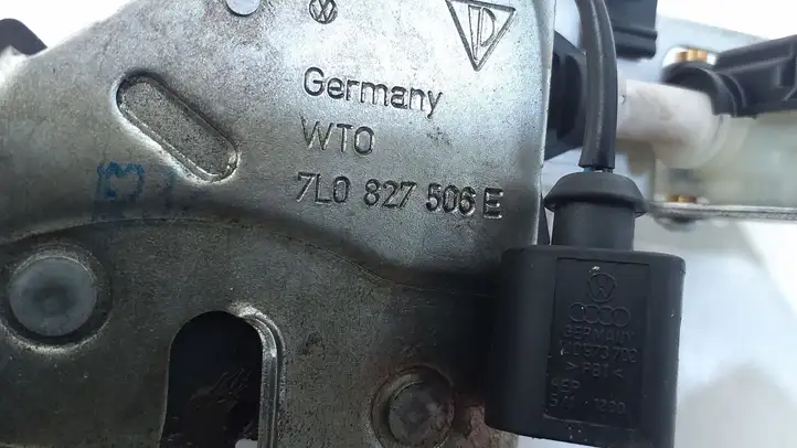 Volkswagen Touareg I (2002 - 2010) 7L0827506E Замок заднего стекла — фото 5