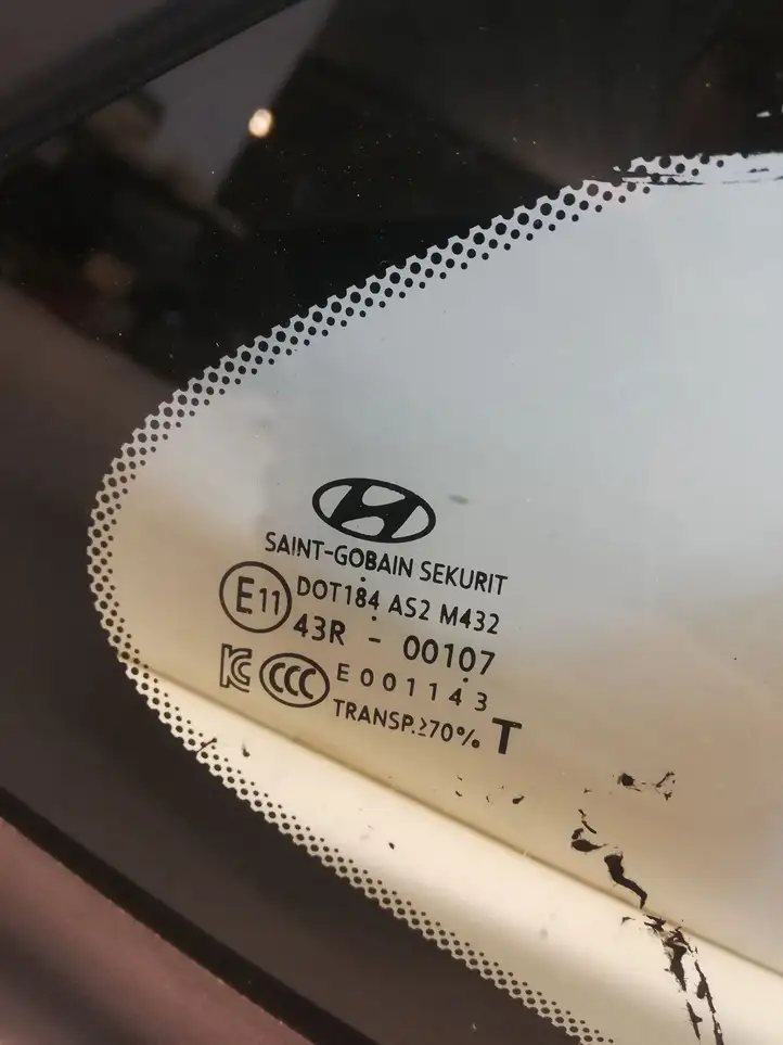 Hyundai Tucson TL (2015 - ) 43R00107 Заднее боковое стекло — фото 2