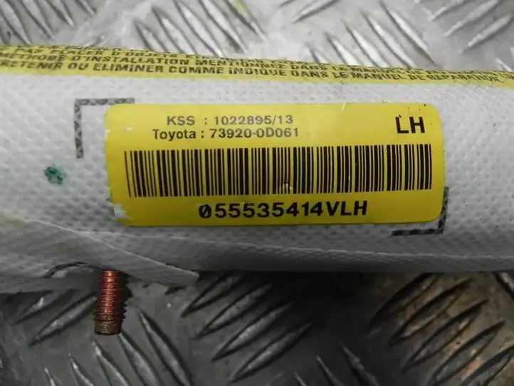 Toyota Yaris (2014 - 2019) 739200D061 Подушка безопасности сиденья — фото 3