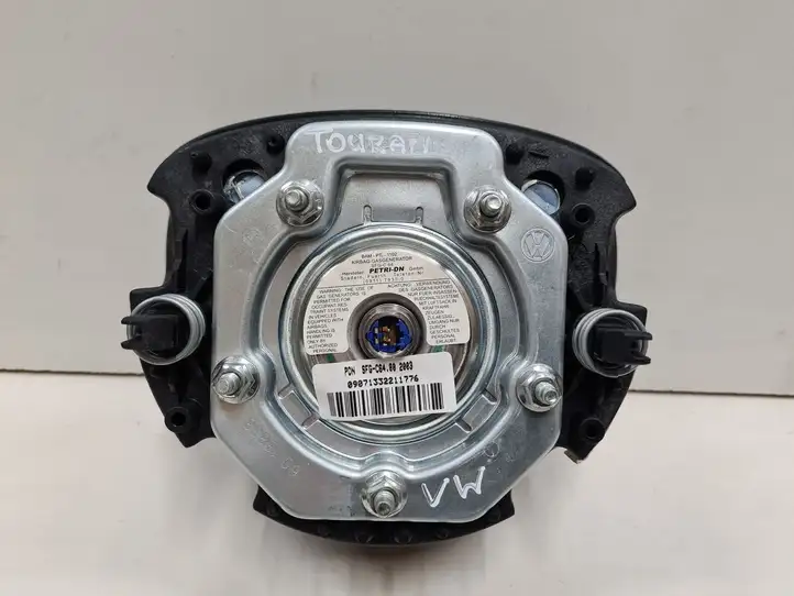 Volkswagen Touran I (2003 - 2010) 1T0880201A Подушка безопасности руля — фото 4