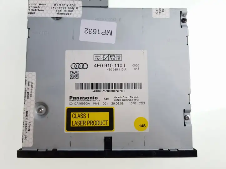 Audi A6 S6 C6 4F (2008 - 2011) 4E0910110L CD/DVD чейнджер — фото 3
