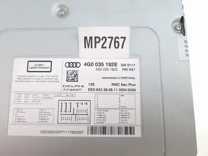 Audi A6 C7 (2011 - 2014) 4G0035192E Магнитола / мультимедийная система — фото 3