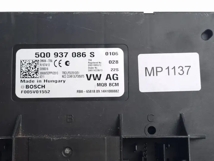 Skoda Octavia Mk3 (5E) (2013 - 2019) 5Q0937086S Модуль комфорта — фото 3